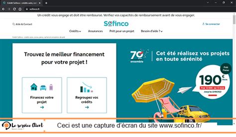 contacter sofinco|Comment contacter le service client de Sofinco